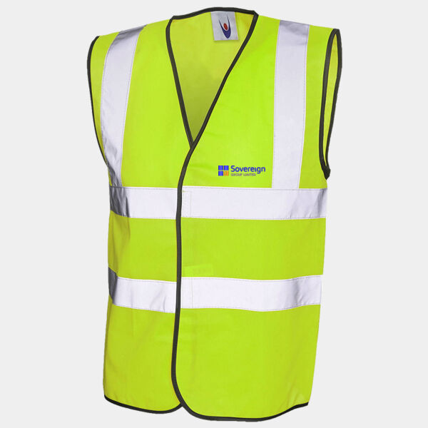 UC801 Hi Viz Vest Yellow/Black Thumbnail